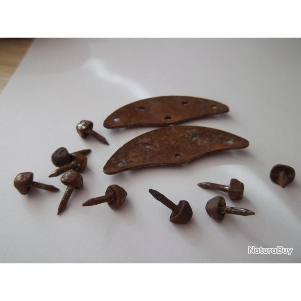 lot clous et fers de bottes Allemande 2 ww �quipement militaire collection