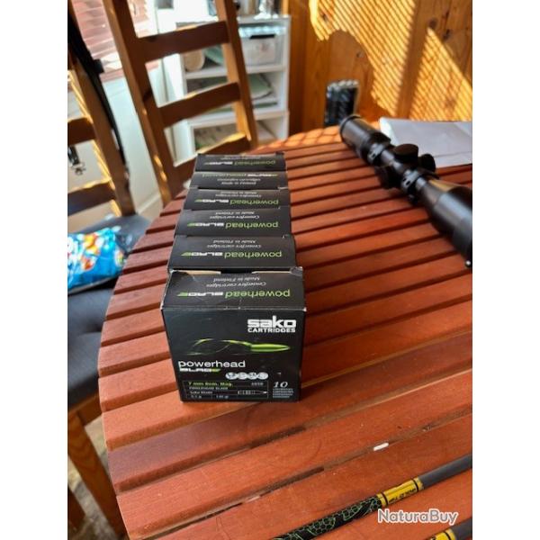 Balles sako power head calibre 7 rm BAISSE DE PRIX