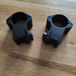 Collier diam&egrave;tre 25,4mm pour rail de 11mm CZ