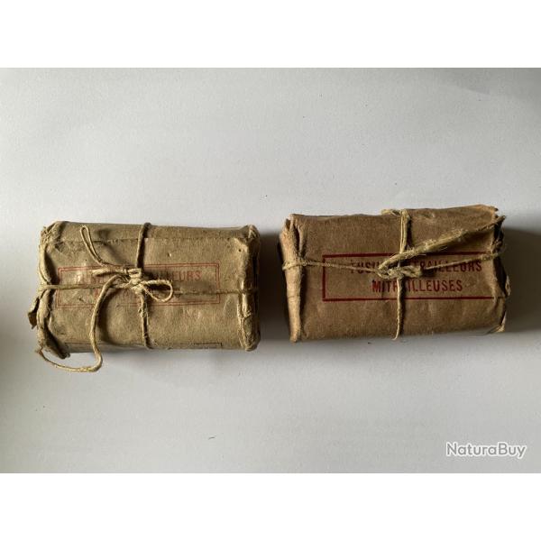 CARTOUCHES MITRAILLEUSE 8 MM LEBEL