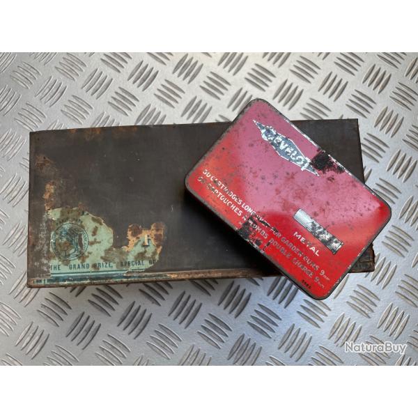 Bo�tes m�talliques anciennes