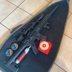 Carabine SIG Sauer MCX 177 calibre 4,5 mm avec lunette RTI 3-9x40 et viseur Sig sauer mrd-20r