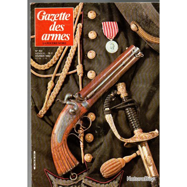 gazette des armes 102 , pistolet officier 1855, bundeswehr, charge creuse , entrainement au tir us a