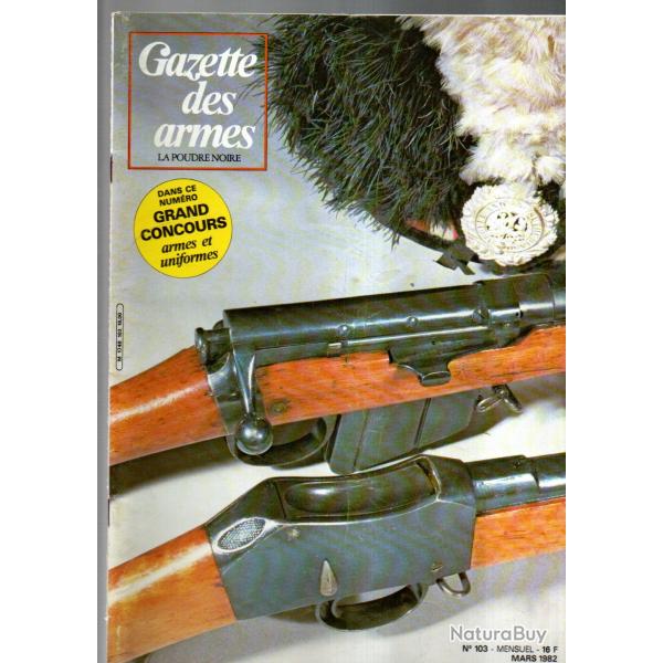 gazette des armes 103, ap 80, armes blanches monarchie de juillet et second empire , plain rifle,