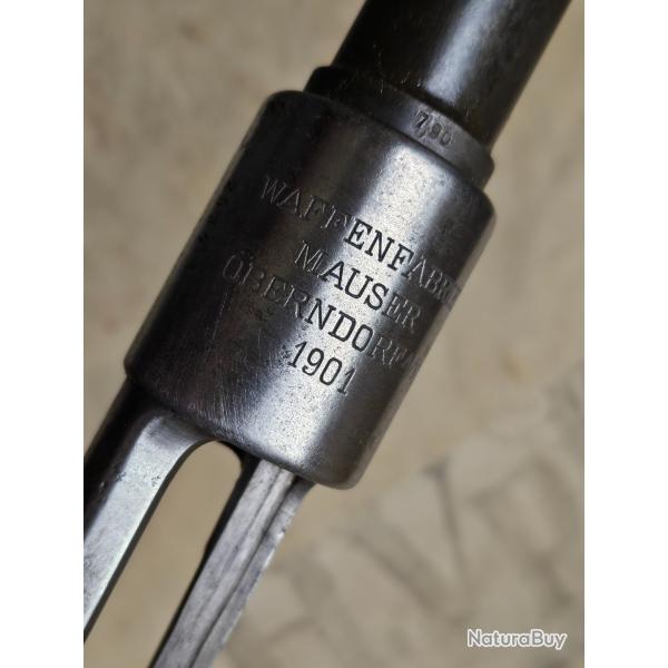 Bo�tier + canon nu de Mauser G98 Gewehr 98 Mauser 1901 cat C