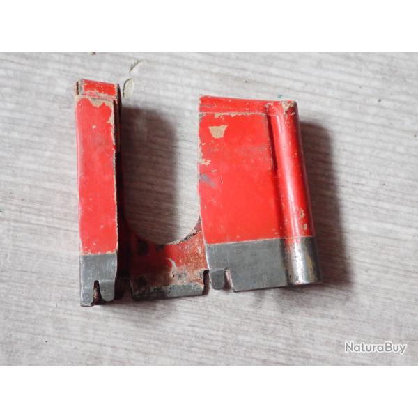 Lame chargeur, clip rouge pour 6 cartouches de manipulation pour fusil suisse 96/11, G11, K11 ou K31