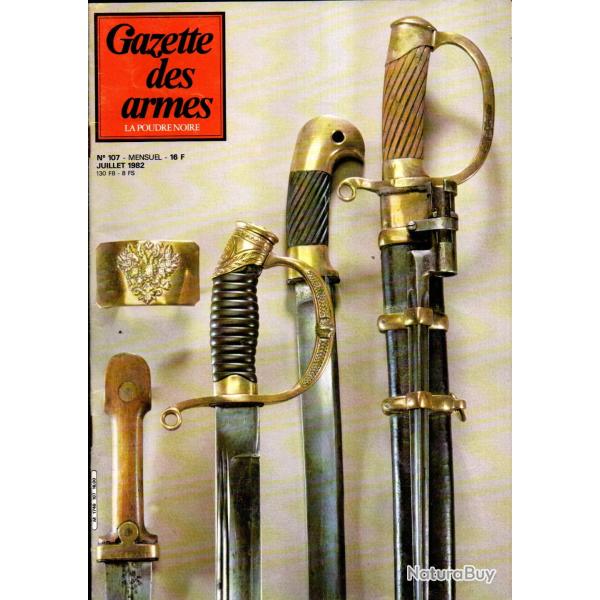 gazette des armes 107 armes blanches russes sous alexandre III, 1 armes de combat, mg 34 part 2,