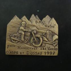 insigne broche 7eme randonn&eacute;e des vall&eacute;es d'aspe et d'ossau  1997