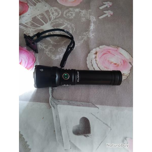 TORCHE  TACTIQUE   KLARUS  MARQUE DES PROS DE LA SECURITE AVEC BATTERIE
