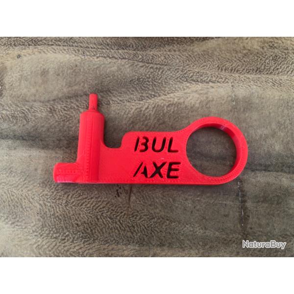 Multi tool Bul axe 9mm, t�moin de chambre vide t�moin de s�curit� et outil de demontage remontage.