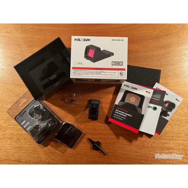 HOLOSUN SCS MOS-GR & OpticGuard (utilis� une fois)