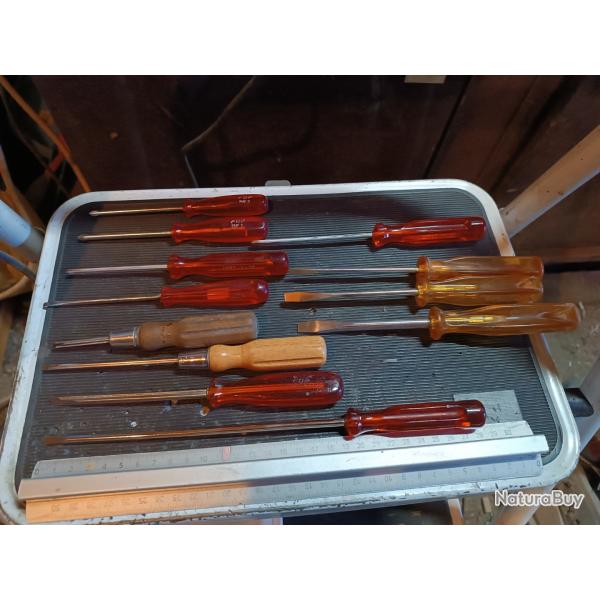 Lot tournevis France outillage professionnel