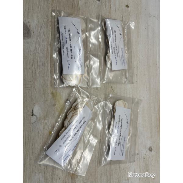 Lot calepins ronds diam�tre 28 mm �paisseur 0,18 mm