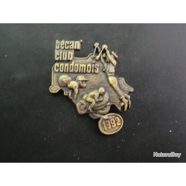 insigne broche b�can club condomois 1992