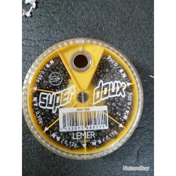 boite 6 compartiment de plomb peche