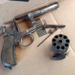 Revolver espagnol 9 coups a restaurer