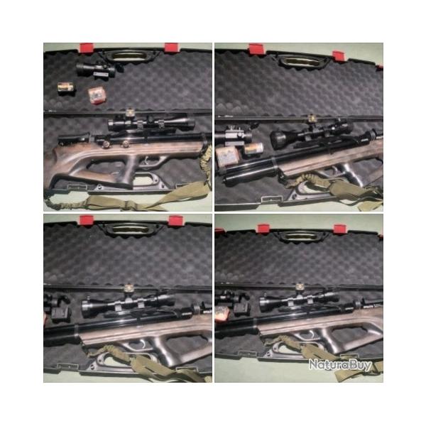 Aselkon mx10 calibre 5,5 mm complet pr�t a l'emploi, tr�s pet servie et en parfait �tat,comme neuve