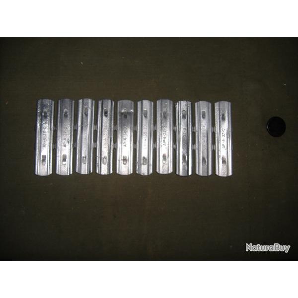 MAS 36- 10 Lames-Chergeurs alu-Marquages divers-Voir Scan