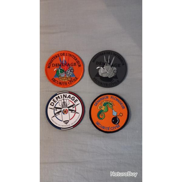 Patchs D�minage S�curit� civile