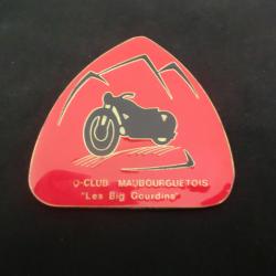 insigne broche moto club maubourguetois "" les big gourdins