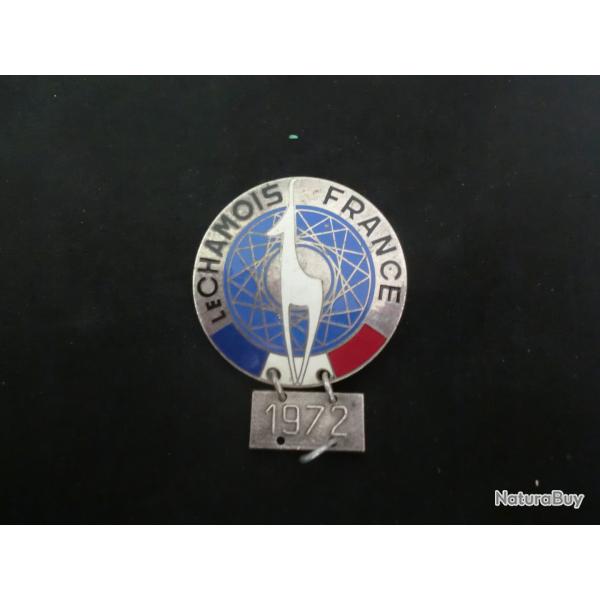 insigne broche le chamois france 1972