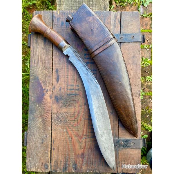 Grand Kukri ancien pr�-r�glementaire Gurkha ww1