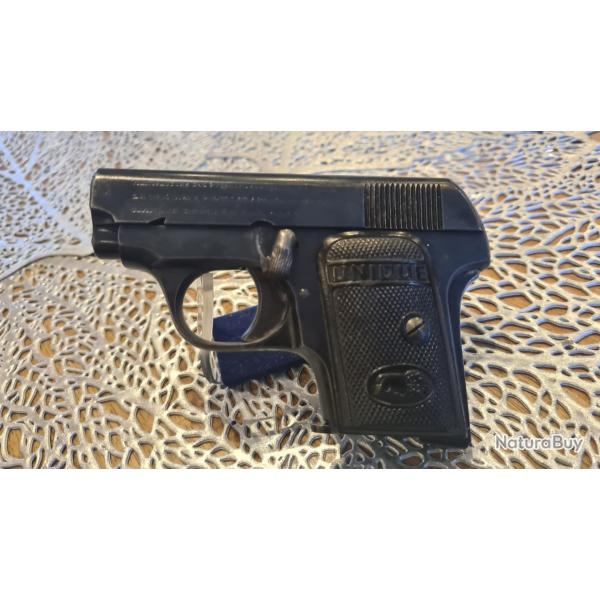 PISTOLET UNIQUE TYPE BABY CAL 6.35 CAT B