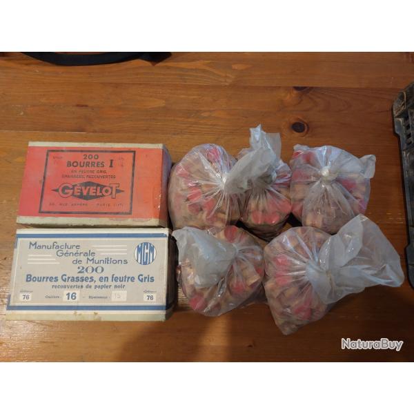 Bourre Grasse calibre 16