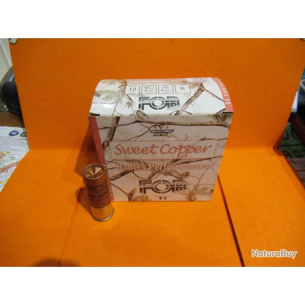 25 cartouches FOB  sweet copper 34gr en cal 12/70