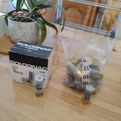 Lot cartouches bourre grasse cal12