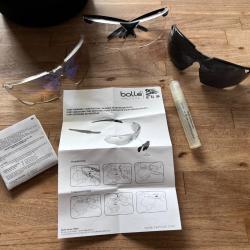 Lunettes tir BOLL&Eacute; Tactical EGD kit complet 3 &eacute;crans + &eacute;tui + spray