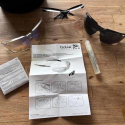 Lunettes tir BOLL&Eacute; Tactical EGD kit complet 3 &eacute;crans + &eacute;tui + spray