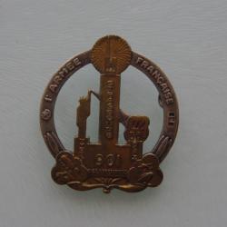 INSIGNE DE LA BASE OPERATIONS 901 --1&deg;ARMEE  ---LIBERATION --------- A.AUGIS
