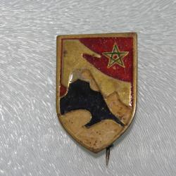 INSIGNE DE LA  4 &deg; DIVISION MAROCAINE MONTAGNE   ---LIBERATION -----LOCALE