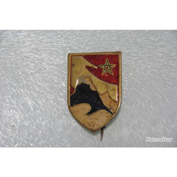 INSIGNE DE LA  4 � DIVISION MAROCAINE MONTAGNE   ---LIBERATION -----LOCALE