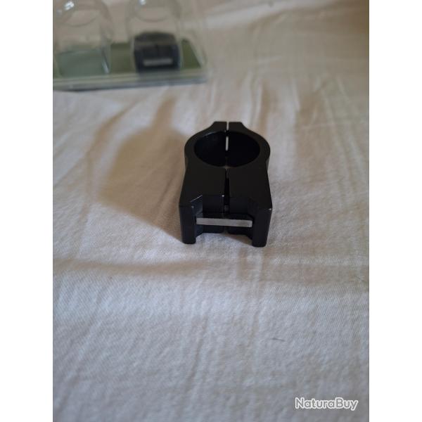Colliers de montage pour lunette 1 pouce (25,4 mm)et rail 22mm