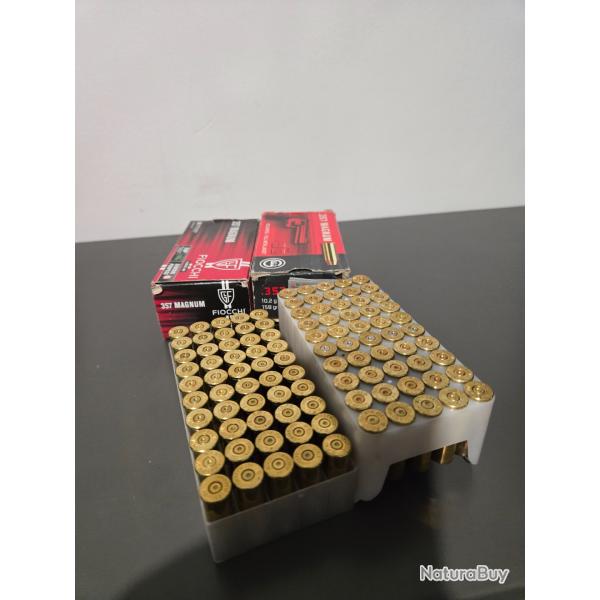 lot de 100 douilles 357 mag