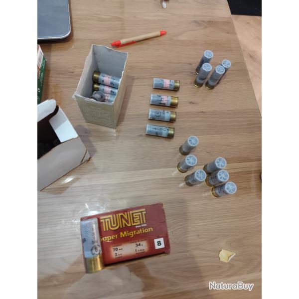 Lot cal 12 bourre grasse winchester