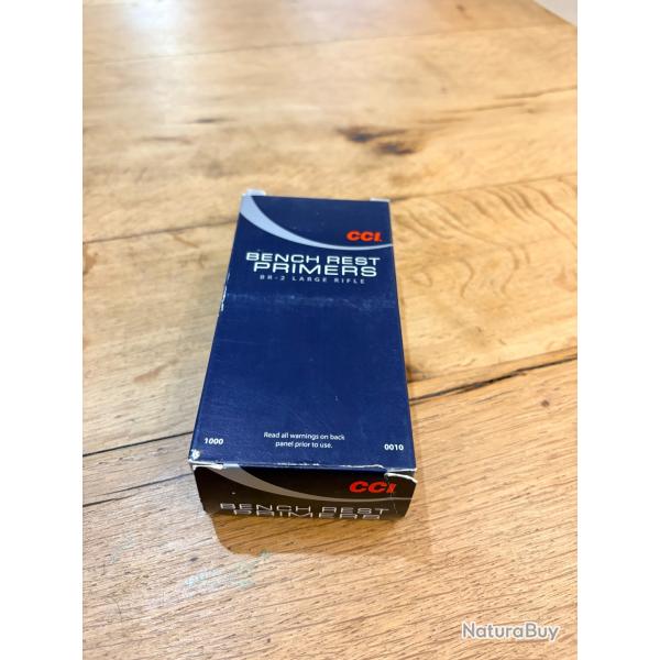 CCI - 1000 amorces CCI Bench Rest Large Rifle N� BR2 - CCIAMBR2