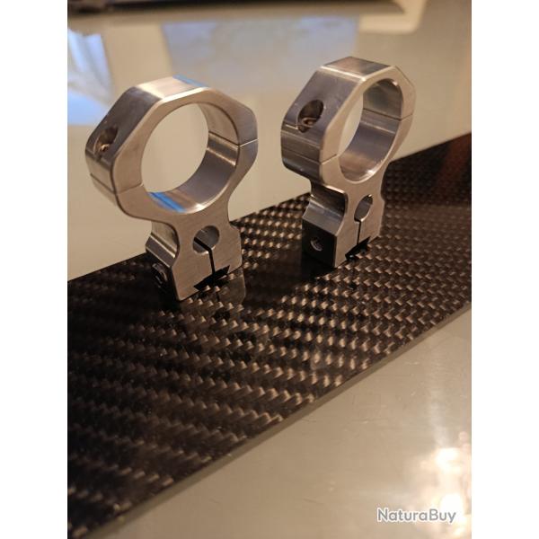 Colliers lunette morr accuracy 1 pouce - dovetail 11 mm