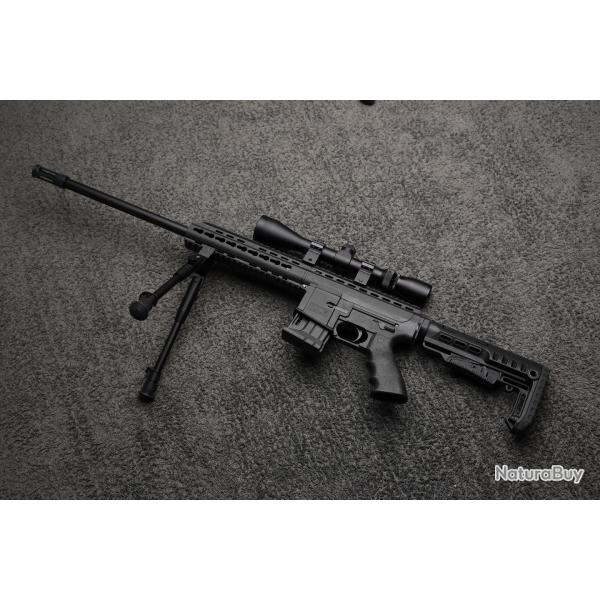 Carabine PALLAS BA-15 Tactical Black "Pack Sniper 3-9x40" cal.22lr