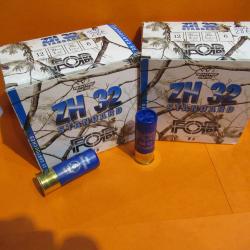 50 cartouches ZH 32  FOB STANDART APS acier en 32gr cal 12/70  n&deg; 6