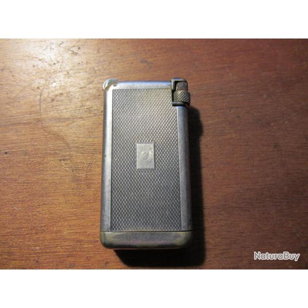 Briquet Flaminaire Quercia Crillon m�tal argent� 1950