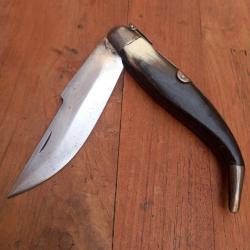 Ancien Grand Couteau &agrave; Palme Espagnol 26 cm