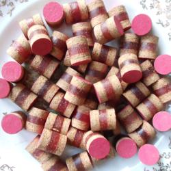 Lot de 100 bourres grasses en calibre 16 , &eacute;paisseur 19 &agrave; 20mm.