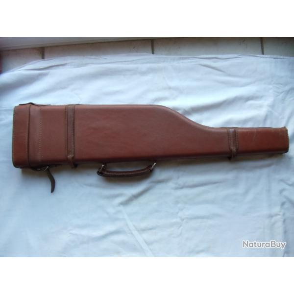 Etui jambon en cuir MANUFRANCE pour petits calibres, en bon �tat.