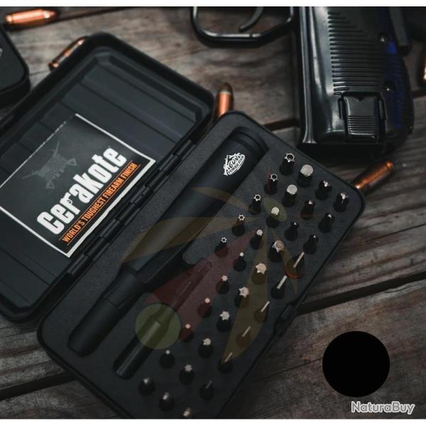 Set Tournevis Gun Power Tool Pro Edition 37 pcs - Compatible .50 Caliber - Outils Pr�cis et Complets