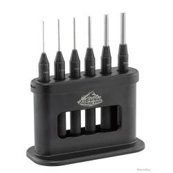 Set Chasse-Goupilles Gun Power Tool 6 pcs Acier HRC - Haute Pr&eacute;cision - Durabilit&eacute; Maximale