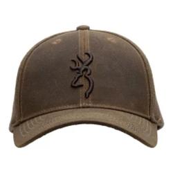 Casquette Elite Wax Brown Browning - Cuir Cir&eacute; R&eacute;sistant - Confort Optimal - Style et Durabilit&eacute;