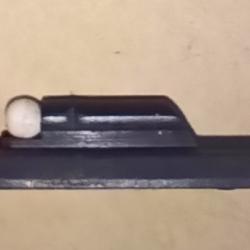 Guidon Longitudinal embout plastique blanc  H5